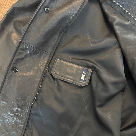 New Daniel Cremieux Lambskin Leather Jacket Wool Liner Men's Size XL - Picture 9 of 12